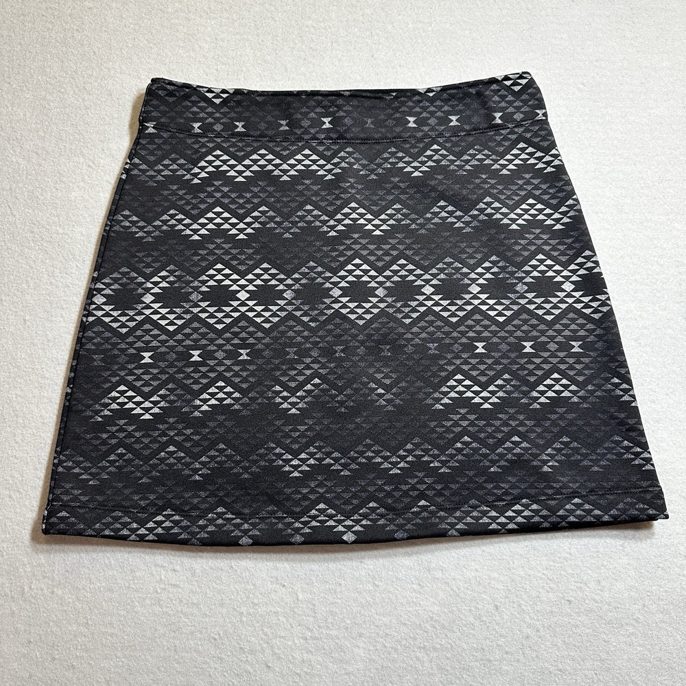 Athleta Tech Skirt Womens Small Fleece Lined Stretch Golf Athletic Black Skirt